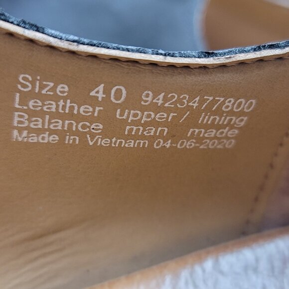 Dansko Beatrice Black Burnished Nubuck Mary Jane Shoes 40 / 9.5-10 - Picture 10 of 10